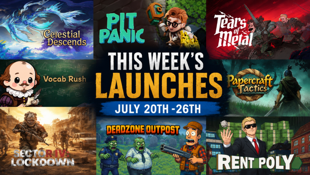 From Tears of Metal to HEXSTORM: Every Rogue Game Launching This Week